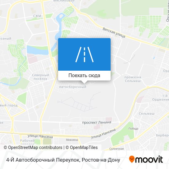 Карта 4-Й Автосборочный Переулок