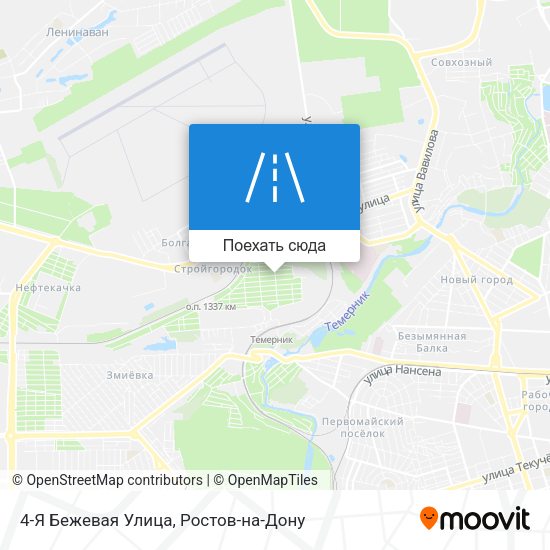 Карта 4-Я Бежевая Улица