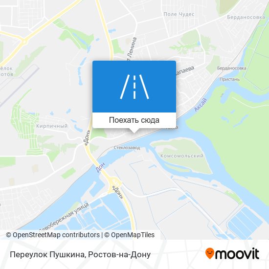 Карта Переулок Пушкина