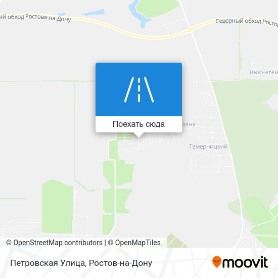 Карта Петровская Улица