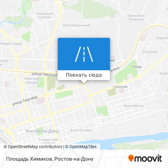Карта Площадь Химиков