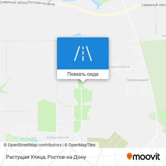 Карта Растущая Улица