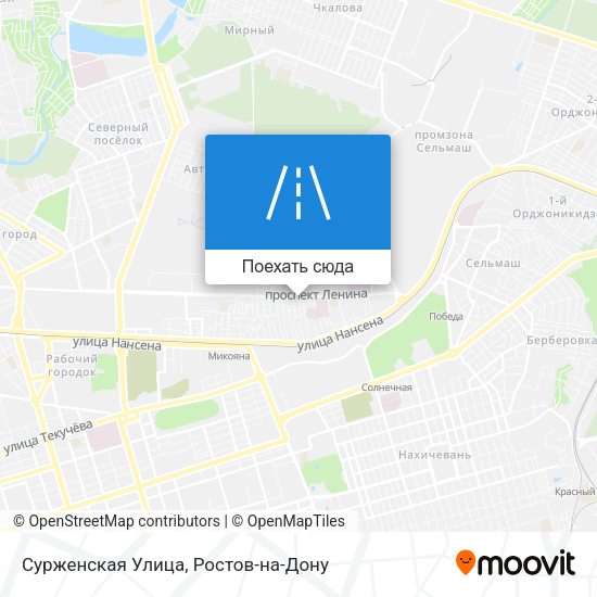 Карта Сурженская Улица