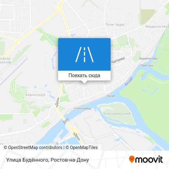 Карта Улица Будённого
