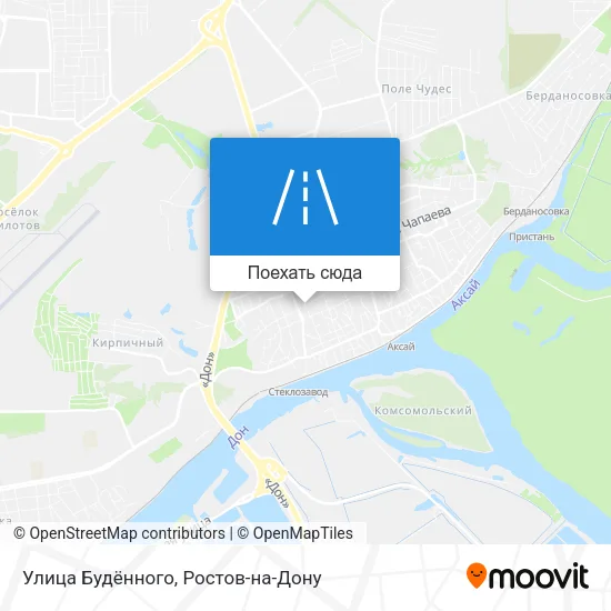 Карта Улица Будённого