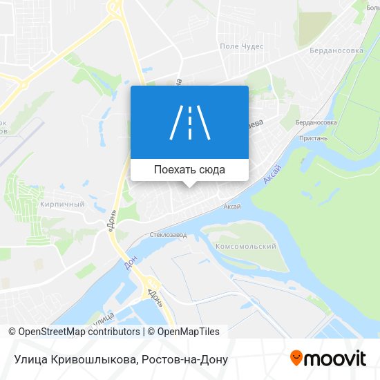 Карта Улица Кривошлыкова