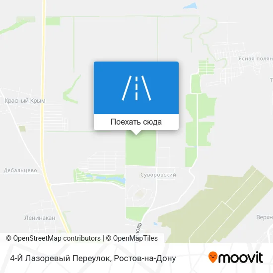 Карта 4-Й Лазоревый Переулок