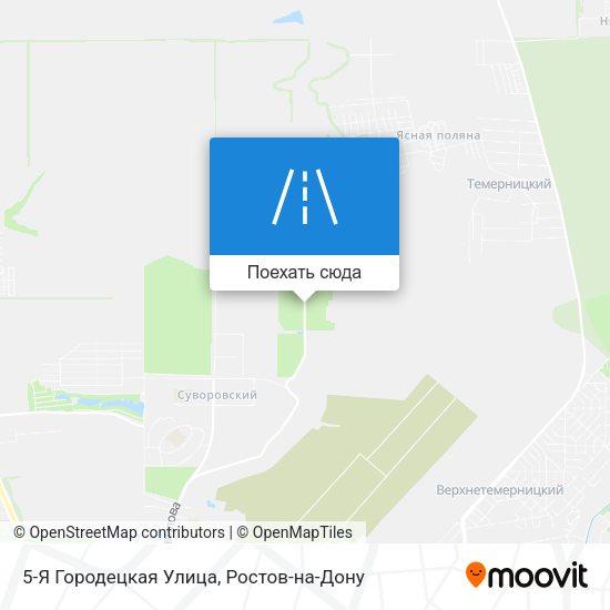 Карта 5-Я Городецкая Улица
