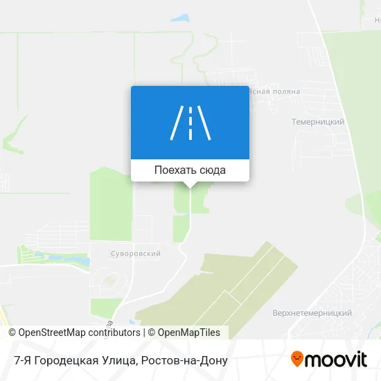 Карта 7-Я Городецкая Улица