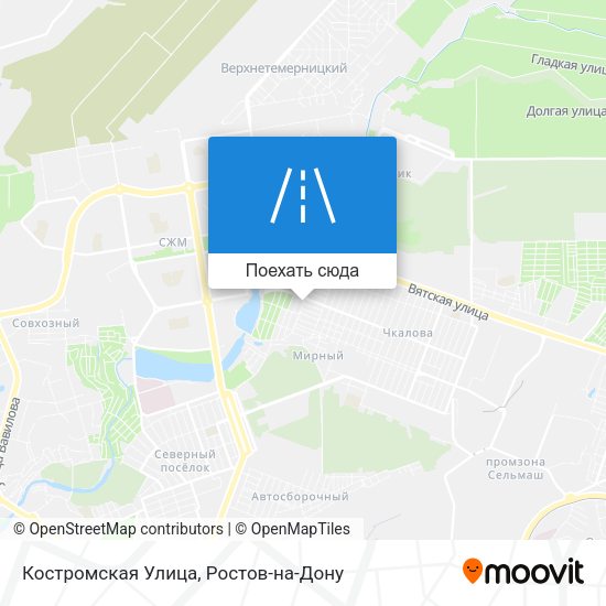 Карта Костромская Улица