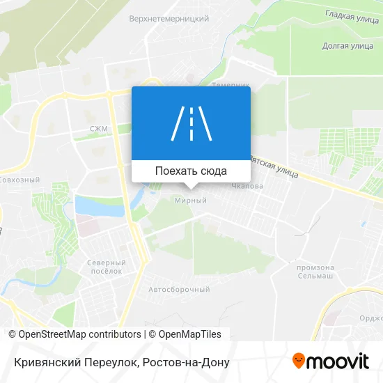 Карта Кривянский Переулок