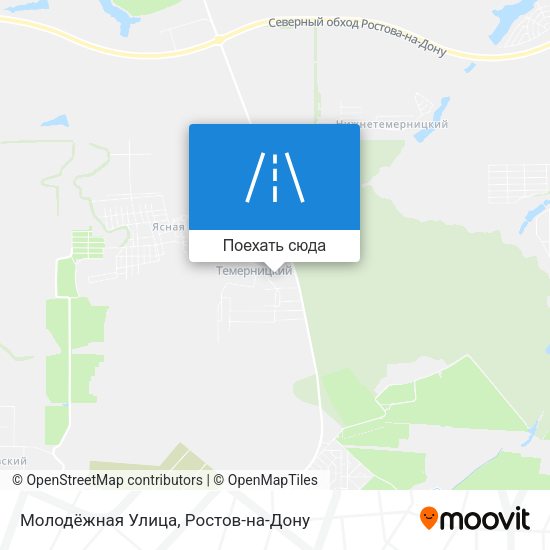 Карта Молодёжная Улица
