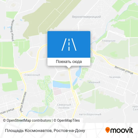 Карта Площадь Космонавтов