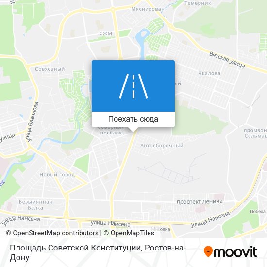 Карта Площадь Советской Конституции