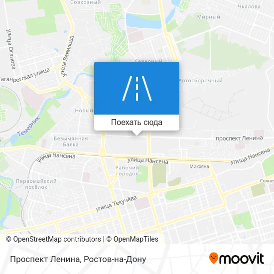 Карта Проспект Ленина