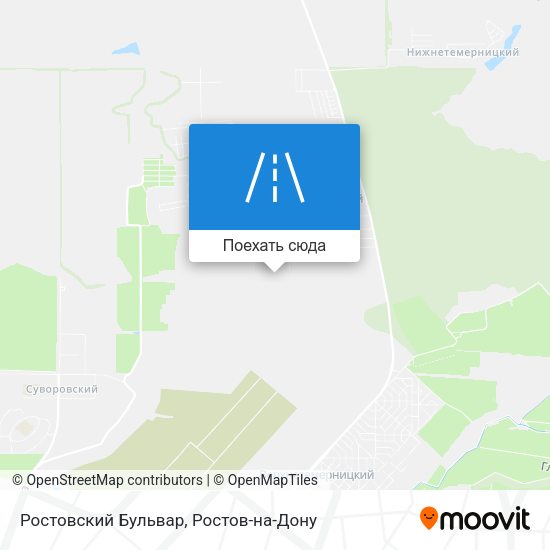 Карта Ростовский Бульвар