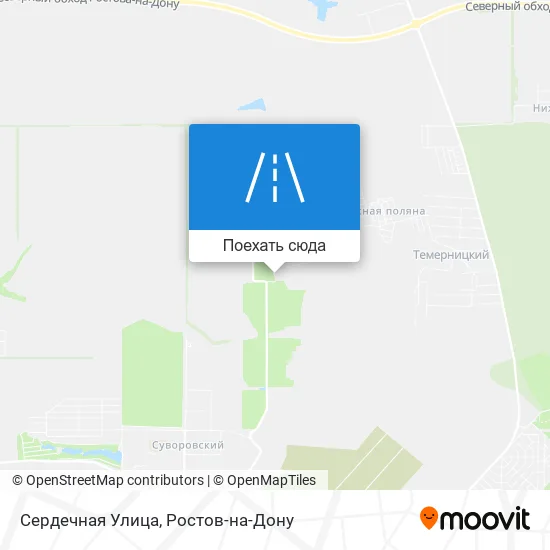 Карта Сердечная Улица