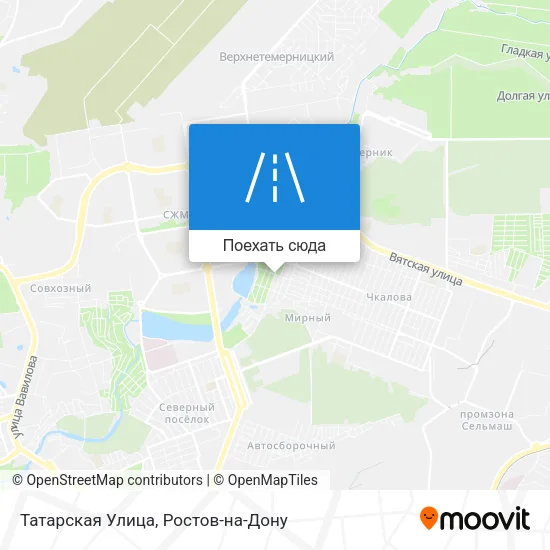 Карта Татарская Улица
