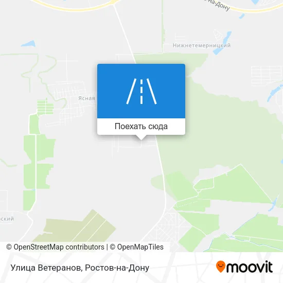 Карта Улица Ветеранов