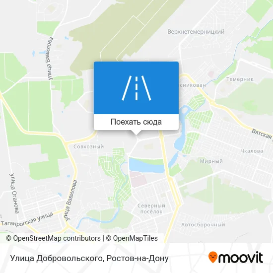 Карта Улица Добровольского