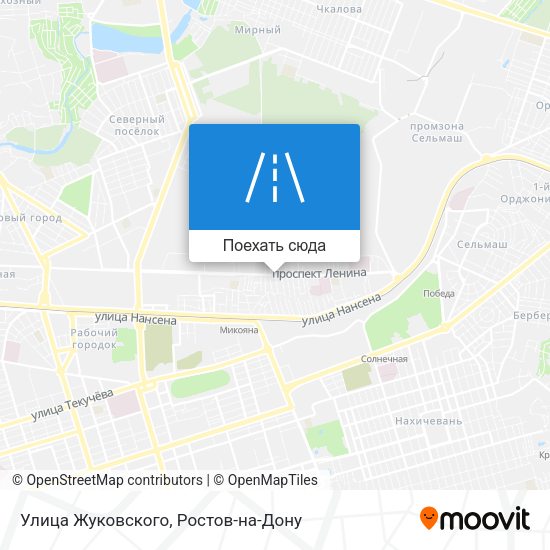 Карта Улица Жуковского