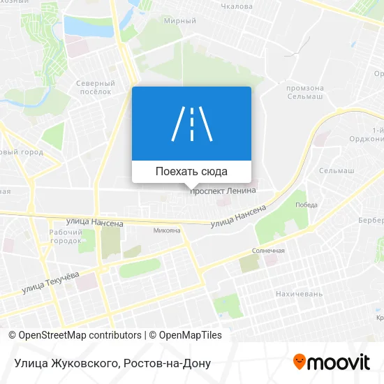 Карта Улица Жуковского