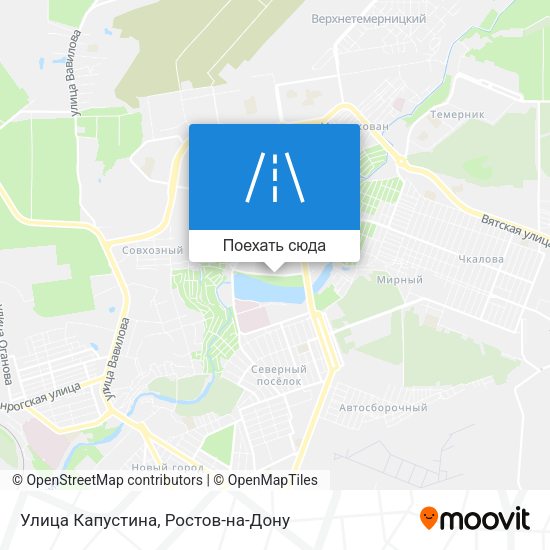 Карта Улица Капустина