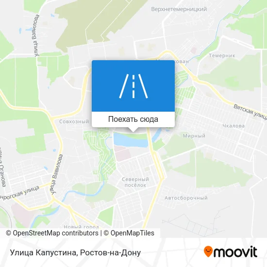 Карта Улица Капустина