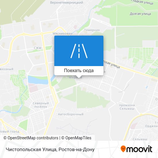 Карта Чистопольская Улица
