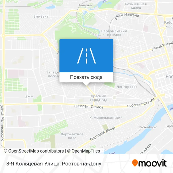 Карта 3-Я Кольцевая Улица