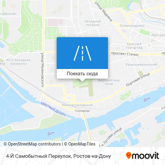 Карта 4-Й Самобытный Переулок