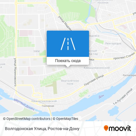 Карта Волгодонская Улица