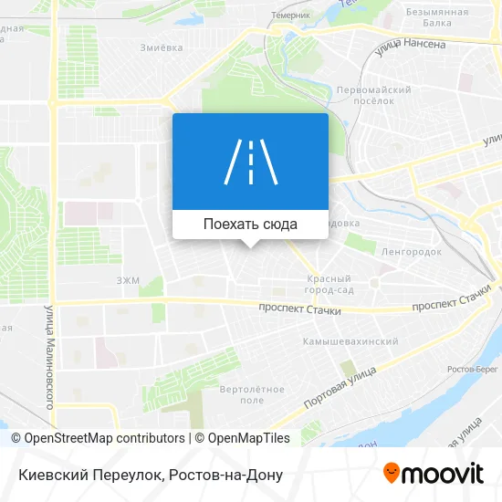 Карта Киевский Переулок