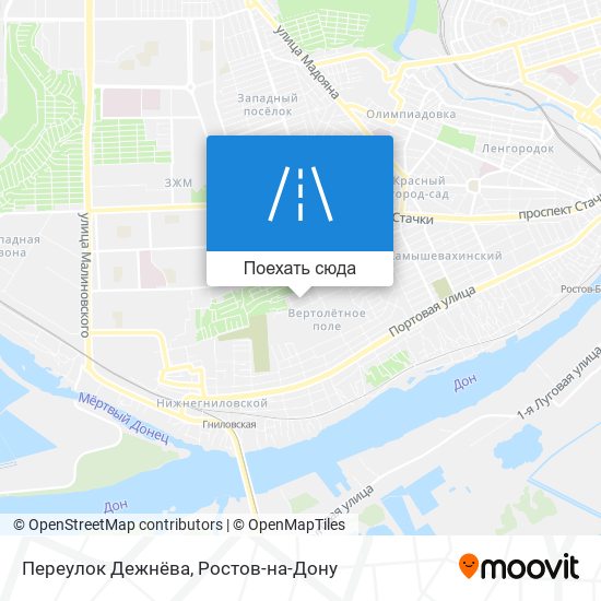 Карта Переулок Дежнёва