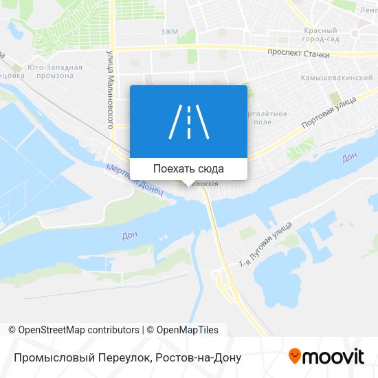 Карта Промысловый Переулок