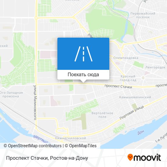 Карта Проспект Стачки