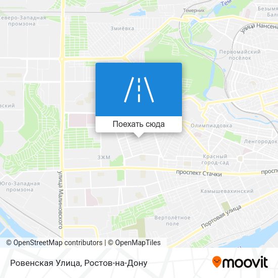 Карта Ровенская Улица