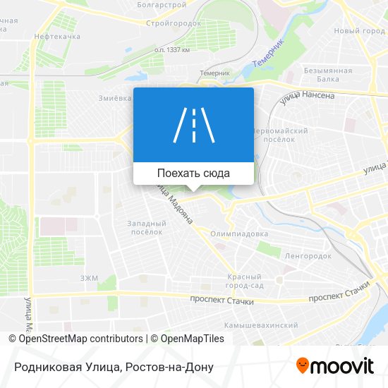 Карта Родниковая Улица