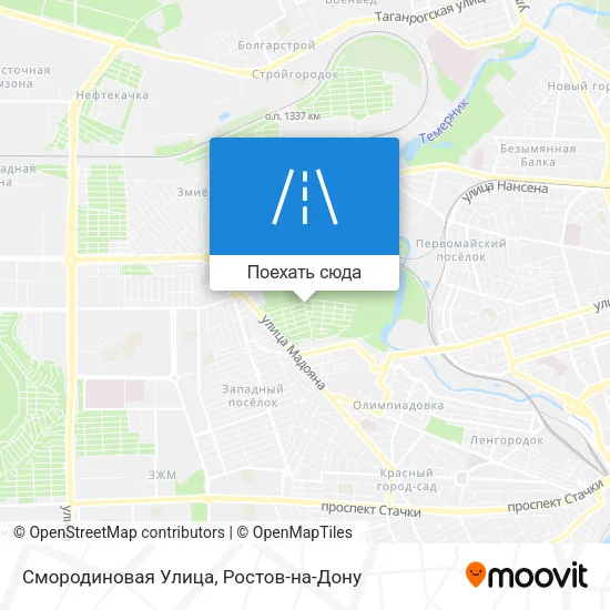 Карта Смородиновая Улица