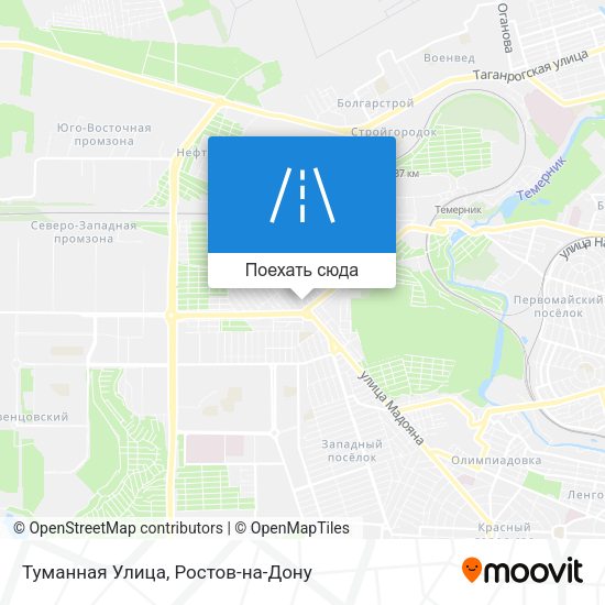 Карта Туманная Улица