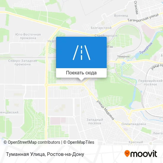Карта Туманная Улица
