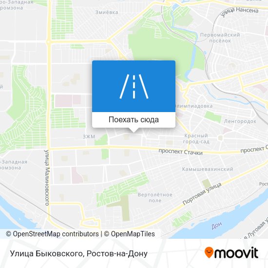 Карта Улица Быковского