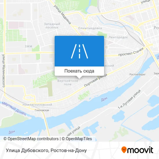 Карта Улица Дубовского