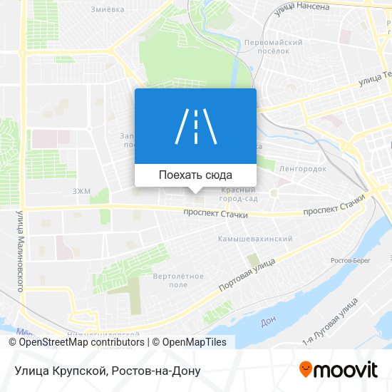 Карта Улица Крупской