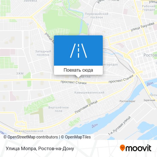 Карта Улица Мопра