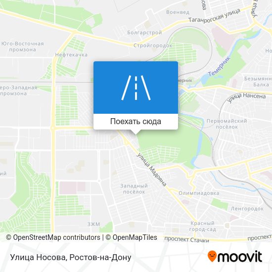 Карта Улица Носова