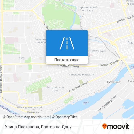 Карта Улица Плеханова