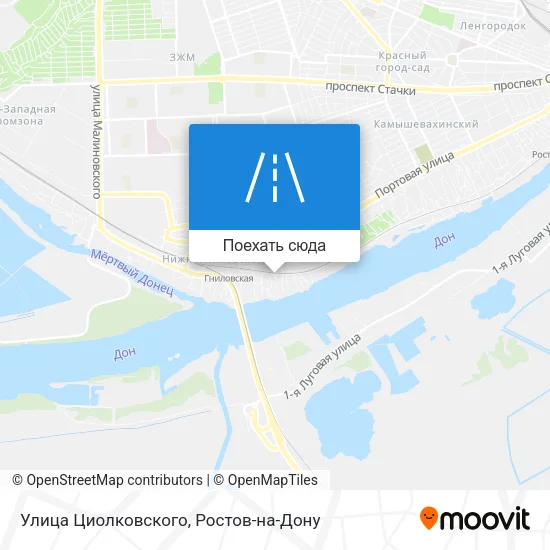 Карта Улица Циолковского