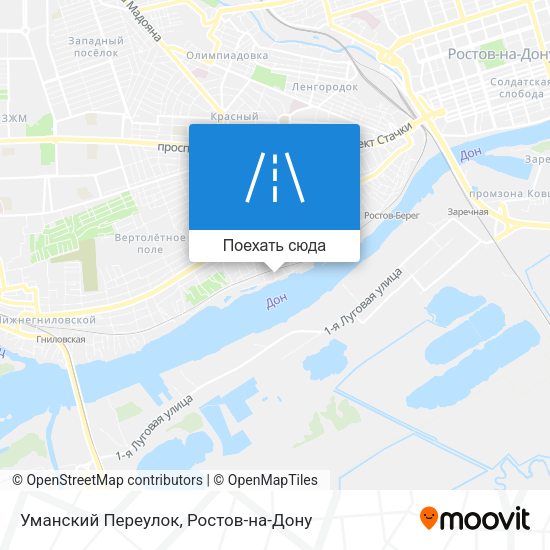 Карта Уманский Переулок