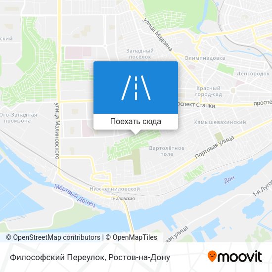 Карта Философский Переулок